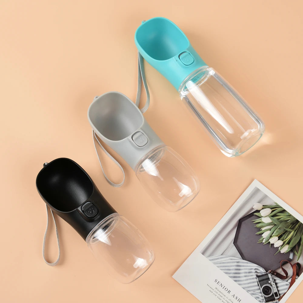 Portable Water Bottle for Small to Medium Dogs and Cats - Ideal for Outdoor Walks and Hydration Needs